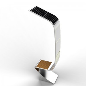 الأكثر شعبية الذكية للطاقة الشمسية شارع الإعلان مقاعد البدلاء الأثاث مع الإطار المعدني